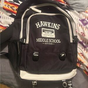 Tony Hawk Black and White Backpack
